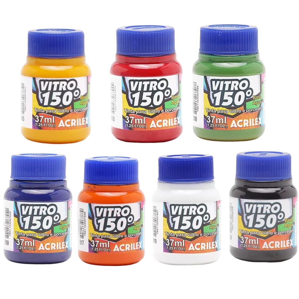 Tinta Vitro 150o Para Vidro E Porcelana Acrilex