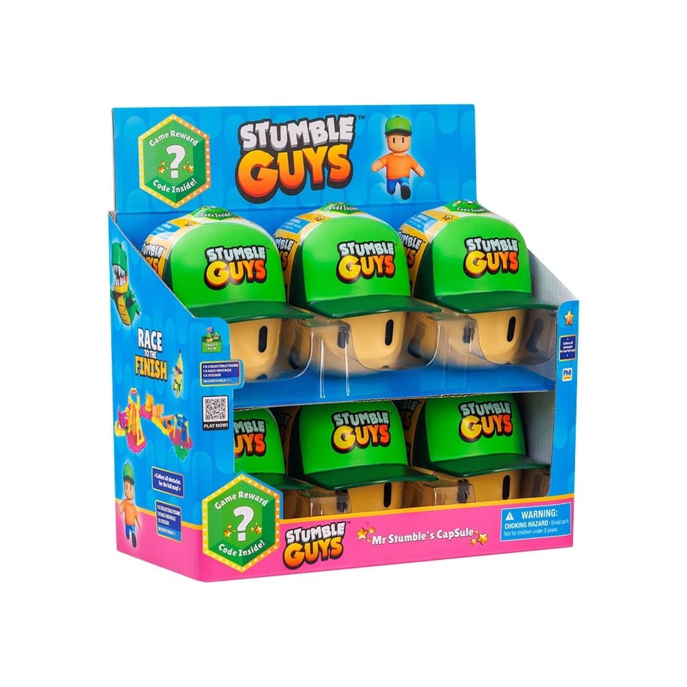 Boneco Stumble Guys Surpresa C/ Playset Adesivo e Código DLC