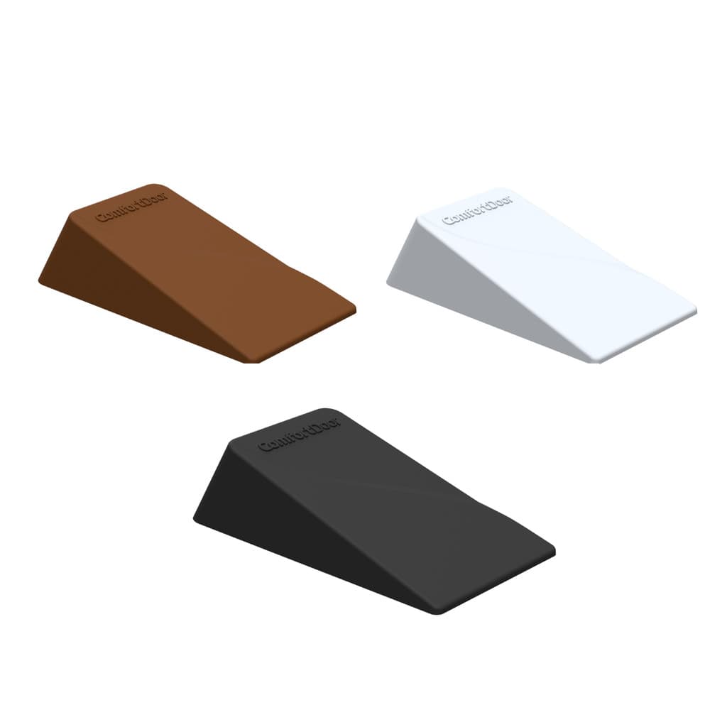 Batente Trava Porta Borracha Calço Cunha Fixo Comfort Door