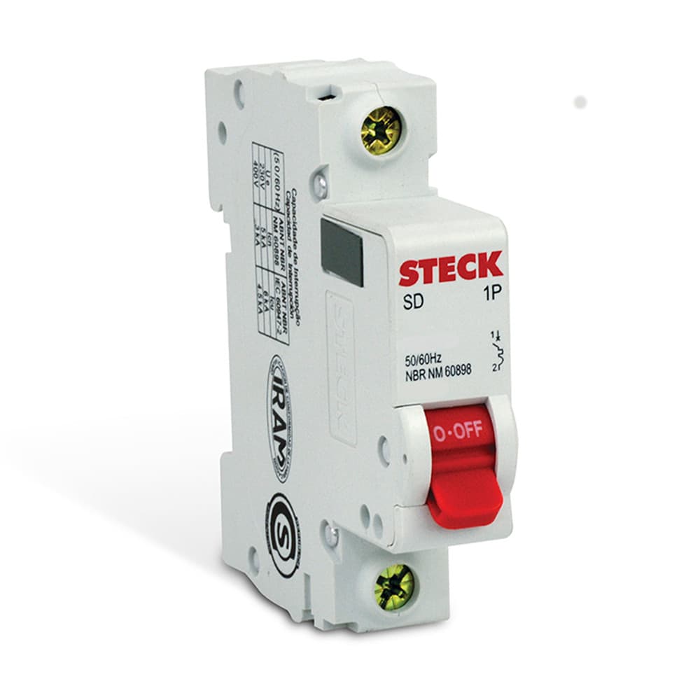 Disjuntor Steck Din Unipolar 20A Curva C