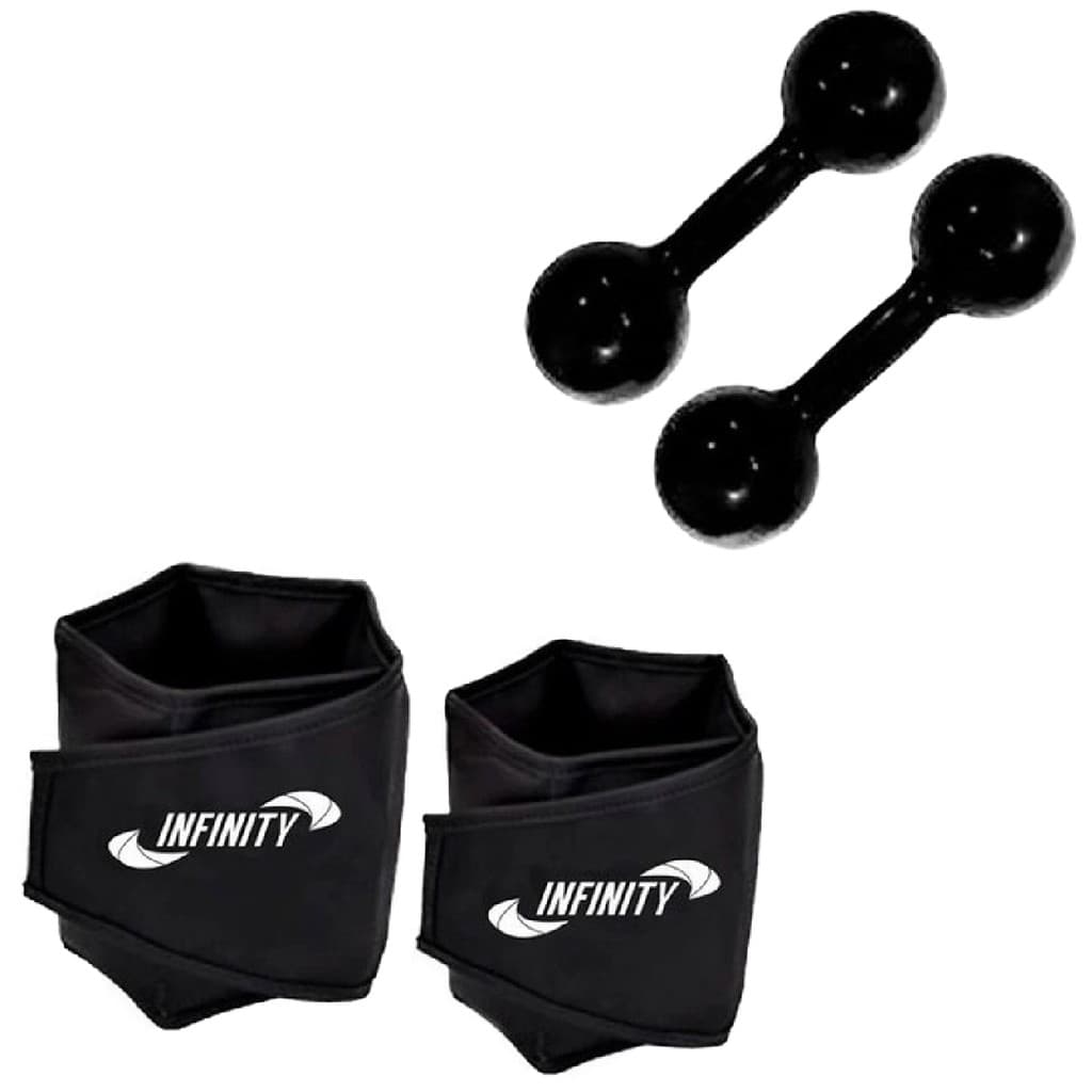 Par De Caneleira De Peso Profissional De 1 Kg + Halter 1 Kg