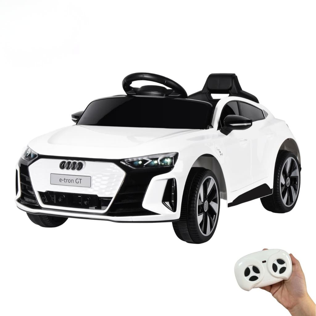 MINI CARRO ELETRICO INFANTIL AUDI ETRON GT 6V BRANCO - IMPORTWAY
