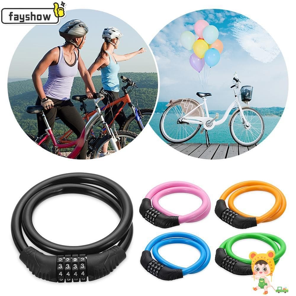Cadeado De Segurança Para Ciclo De Aço De Bicicleta Reajustável FAYSHOW Bike Lock