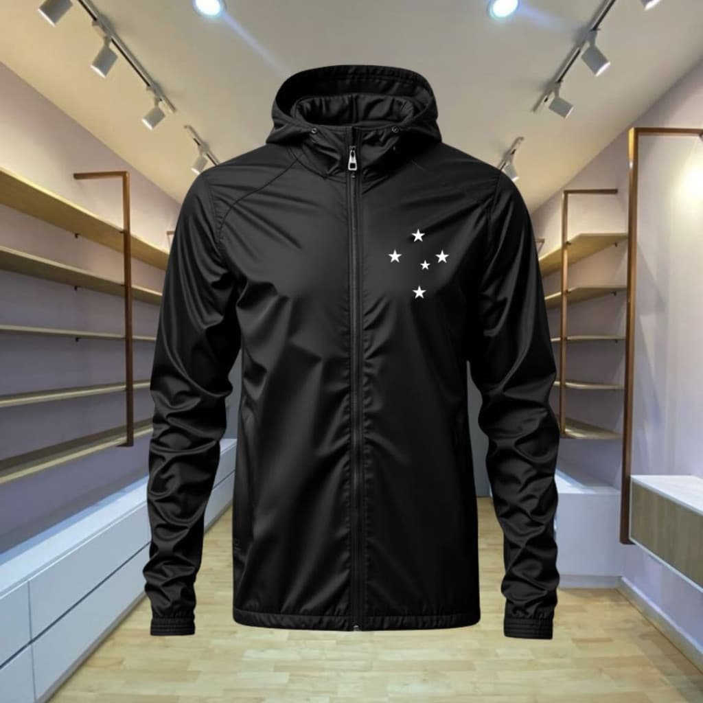 Jaqueta Masculina Blusa Corta Vento Motoqueiro Impermeável Cruzeiro