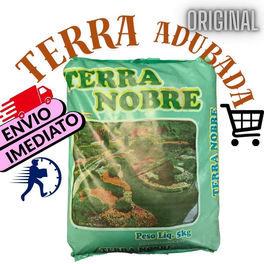 TERRA VEGETAL PARA PLANTIO 5K TERRA NOBRE
