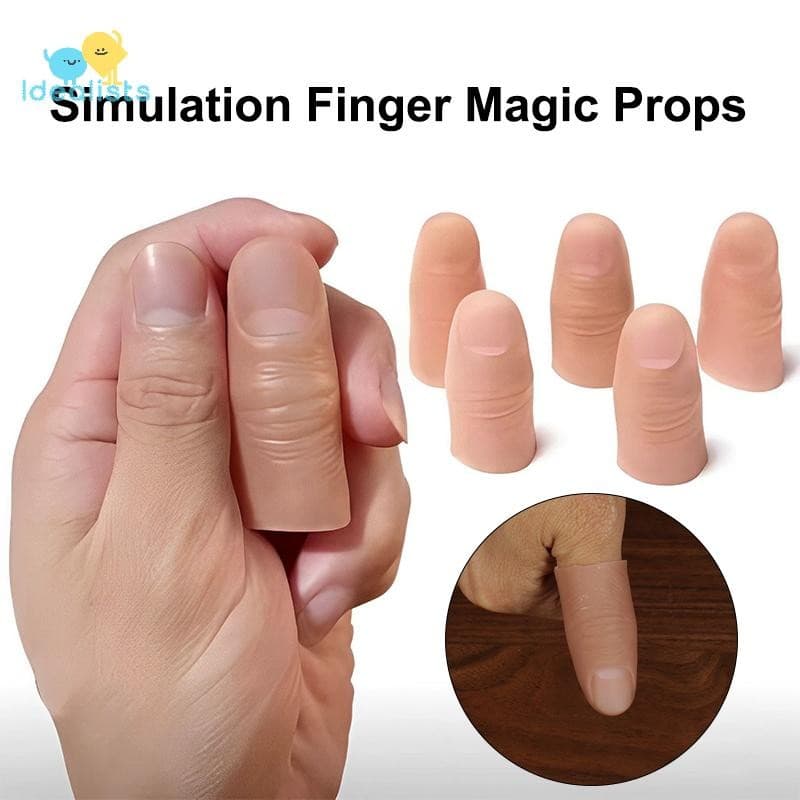 Idealistas Membros Protéticos Dedos Falsos Berços Simulados Próteses Cortadas Luvas De Silicone Desaparecem Para Jogar A