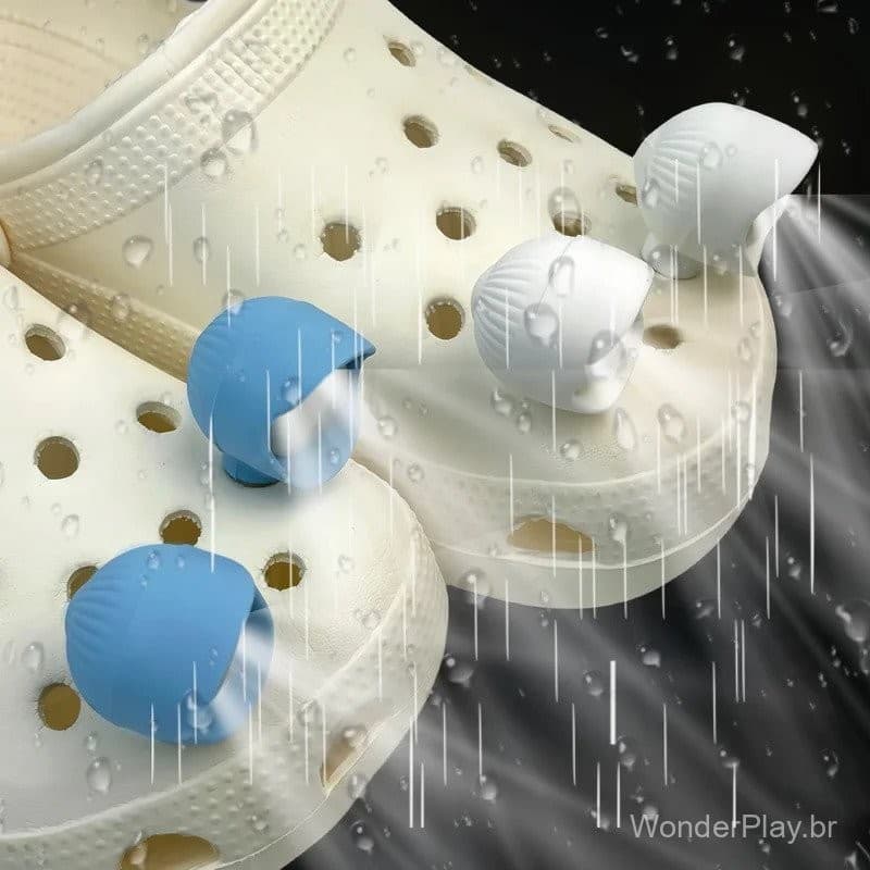 2Pcs/Conjunto de Charms de Luz LED para Sapatos DIY Lanterna Arco-Íris Decorações de Sapatos Acessórios Decorações Sandá