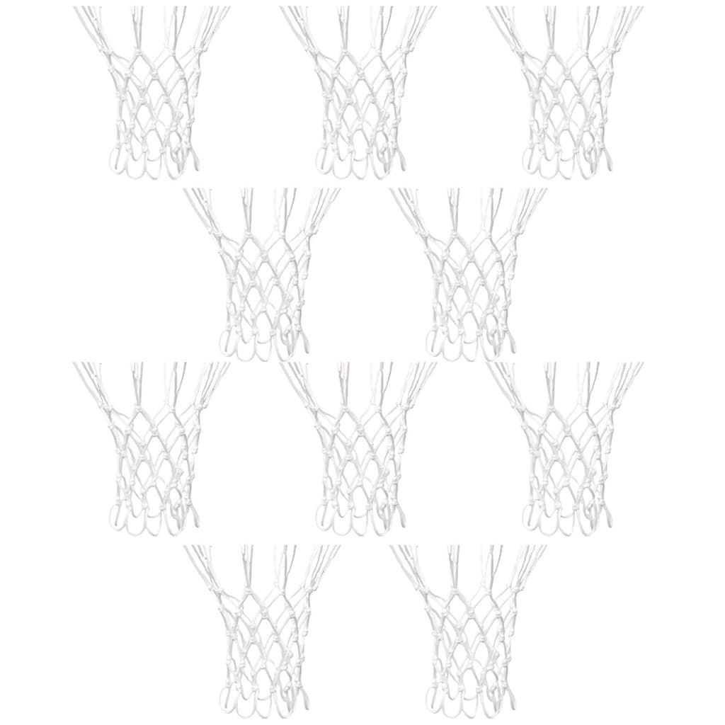 5 Par Rede Para Aro Basquete Tamanho 4mm 10 gancho Seda Chuá