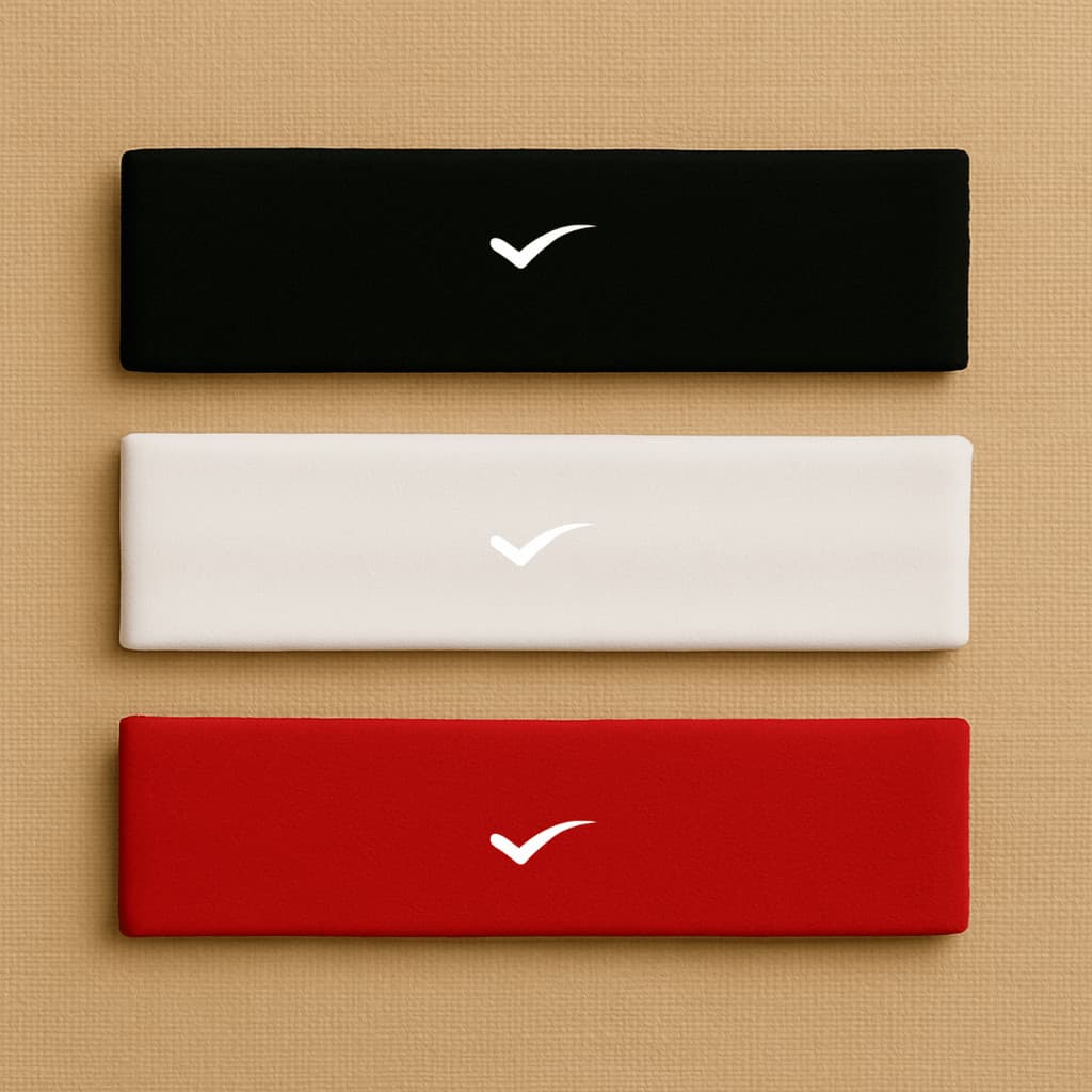 Kit  2 testeiras anti suor faixa para cabelo envio em 24h esportes fênix