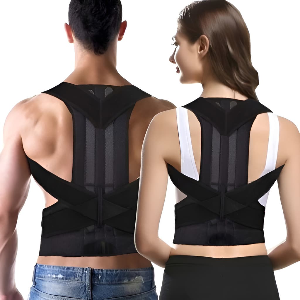 Colete Corretor De Postura Ortopédico Coluna Lombar Unissex