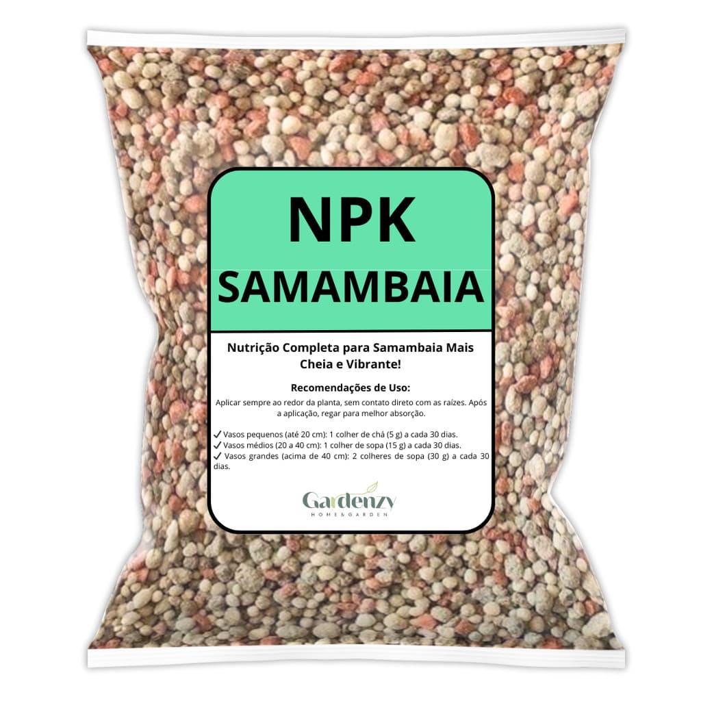 Adubo Fertilizante NPK para Samambaia – Crescimento Saudável e Folhagem Verde | 500g, 1kg ou 3kg