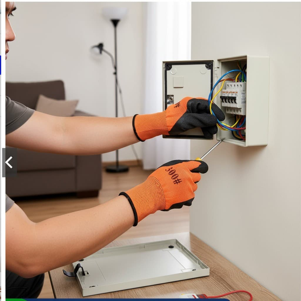 Luva de Alta Temperatura Eletricista Anti Choque EPI