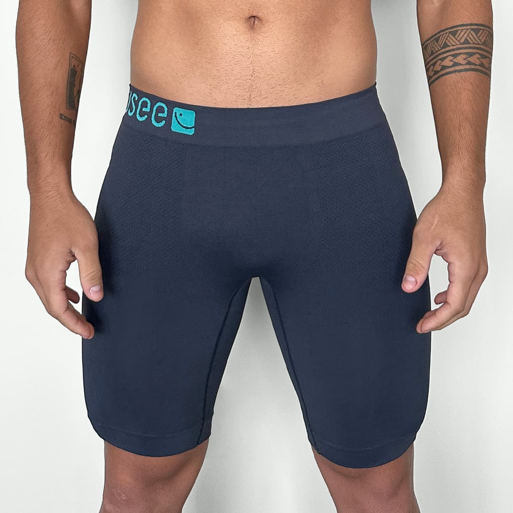 Bermuda Térmica Microfibra Masculina Sem Costura Segunda Pele Anti Assadura Usee Brasil