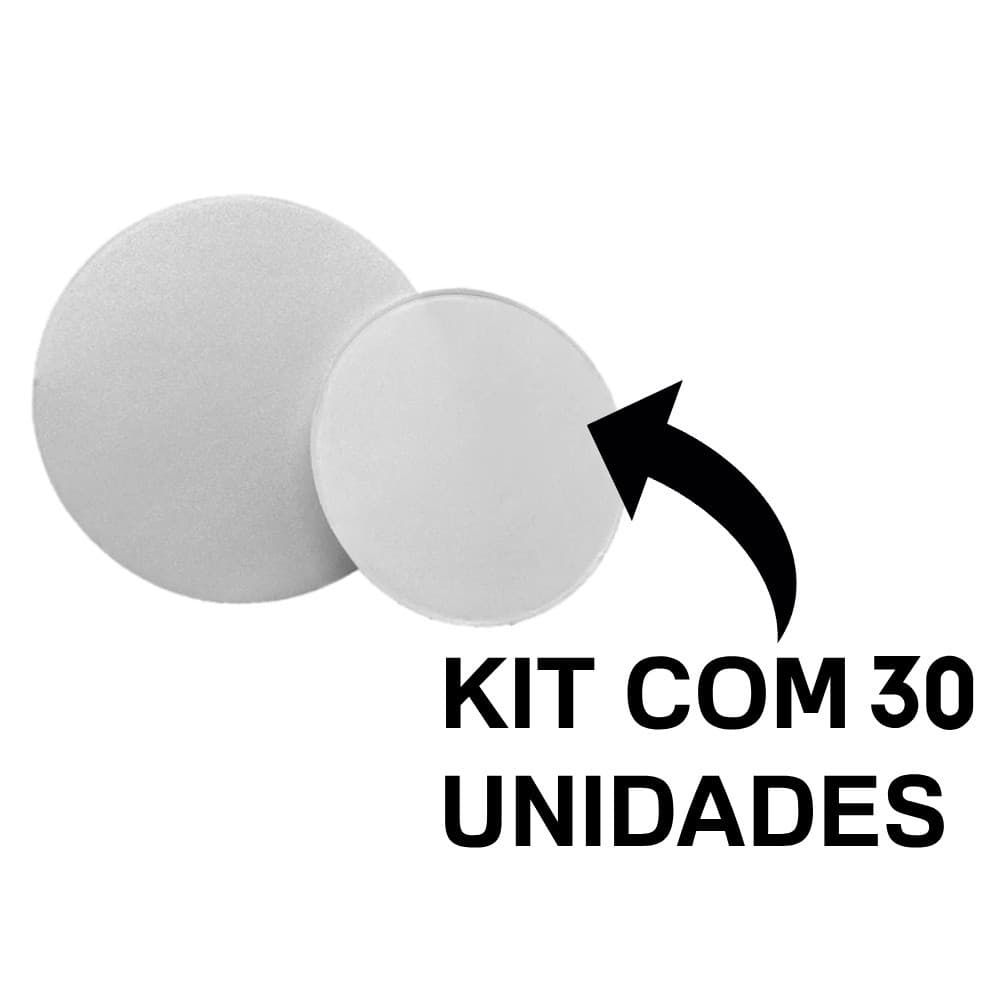 Kit 30 Unidades Absorvente Reutilizável Lavável Protetor Seio Amamentação Conforto Gestante Lactante
