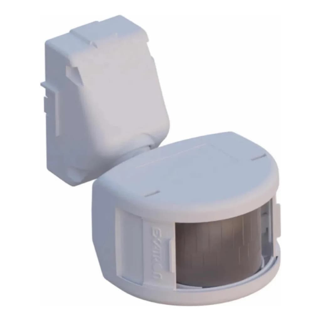 Sensor De Presença Frontal Externo Branco (180°) Exatron