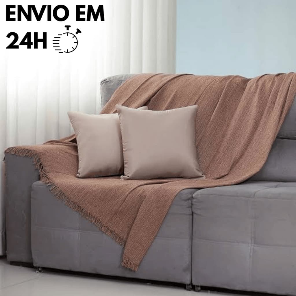 Manta Para Sofá King Size Super Gigante 3,00 x 1,80 Capa Tipo Protetora Decorativa 3 Metros Luxo