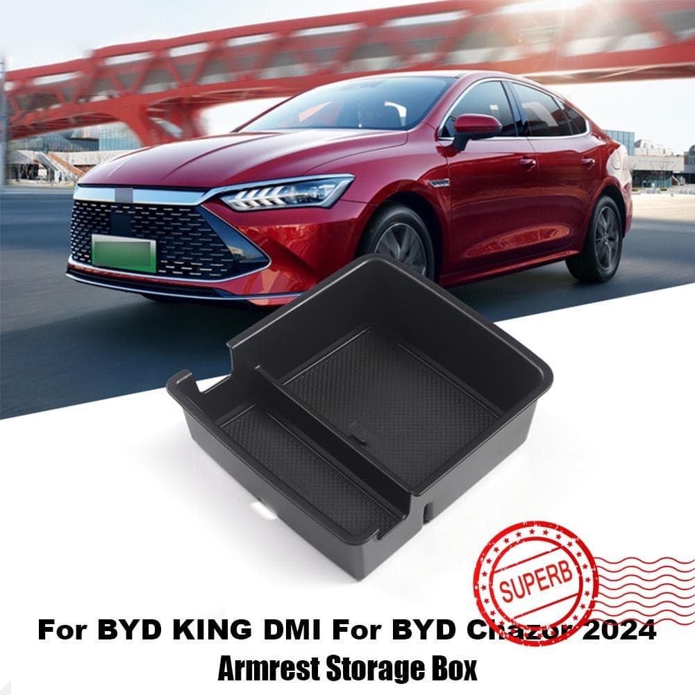 Para Byd King Dmi Chazor Alta Qualidade 2025 Estilo Do Carro Caixa Organizador Acessórios Centro Q9l2