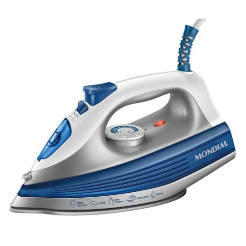 Ferro de Passar a Vapor Mondial FVN-01-BL 1200W