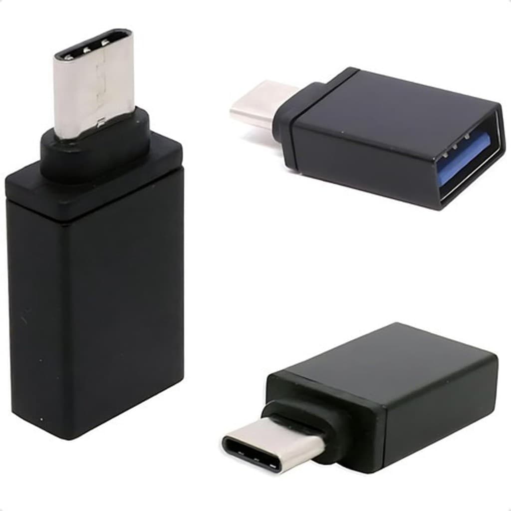 Adaptador OTG USB 3.0 Femea para Tipo C 3.1 Macho
