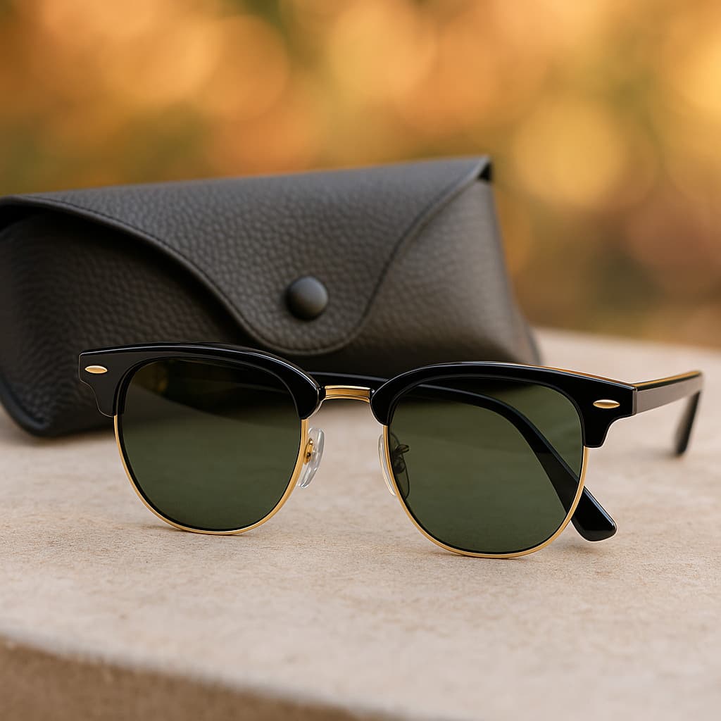 Óculos de Sol Clubmaster Unissex Moderno Proteção UV400