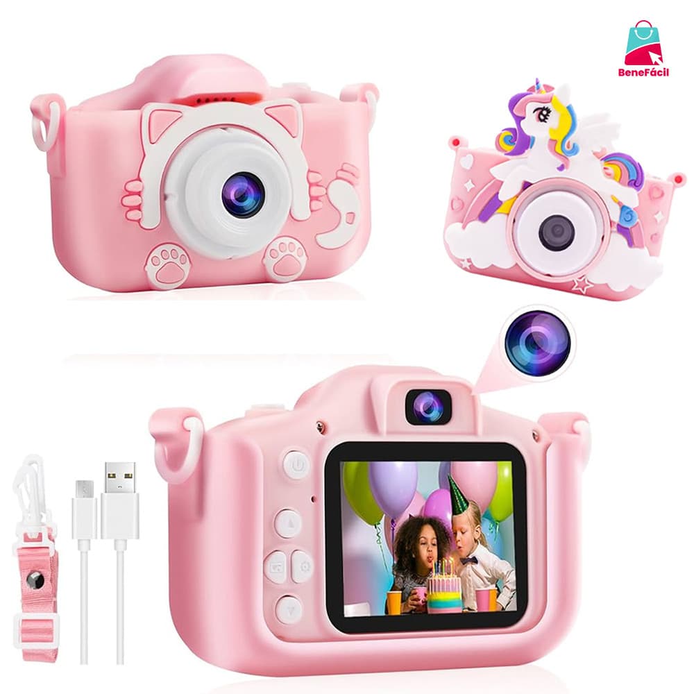 Camera Infantil Digital Filmadora Infantil Mini Maquina Fotografica Infantil Fotografa E Filma Tira Foto De Verdade