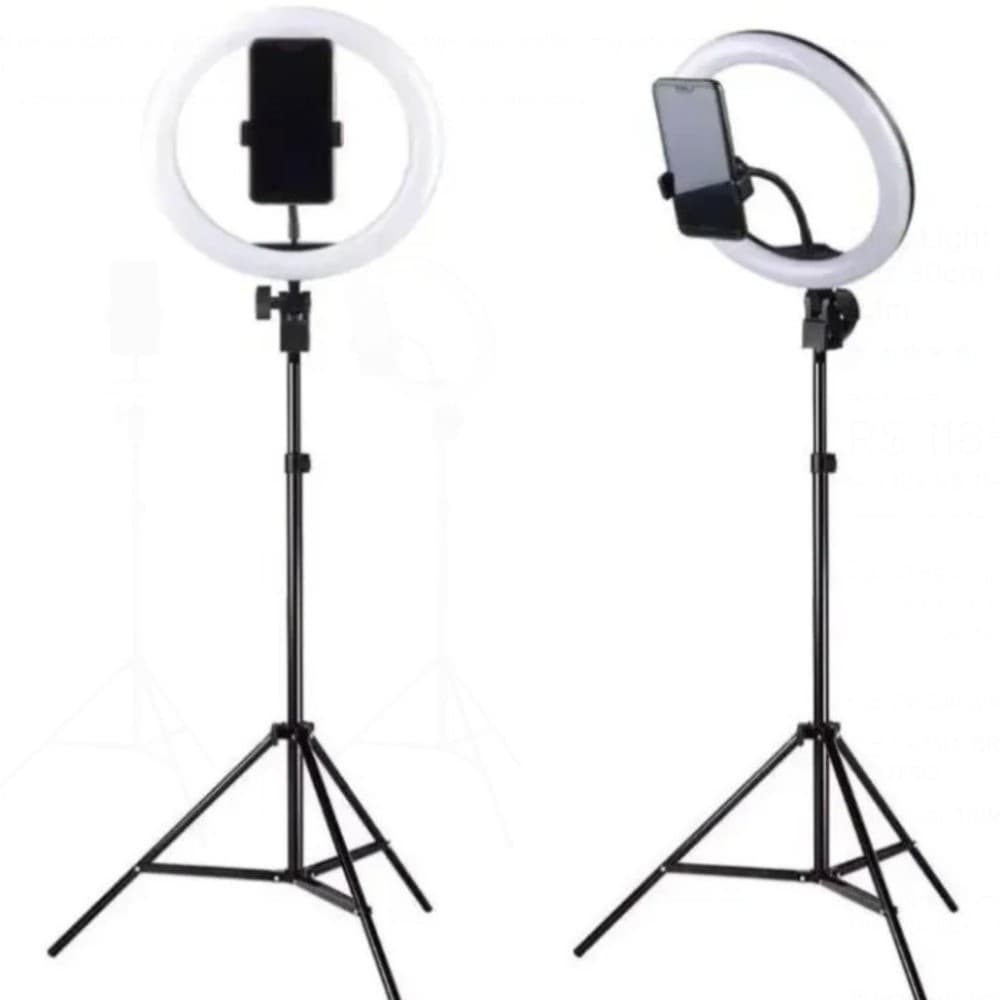 Ring Light Iluminador Anel Luz 30cm 12 Polegadas Tripé 2,1m FANG