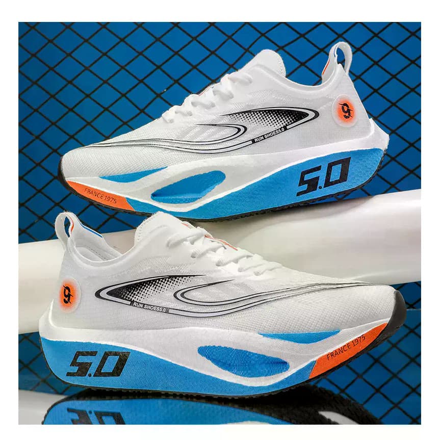 Pronto estoque 2025 novo estilo moda na moda sapatos esportivos placa de carbono maratona corrida tênis