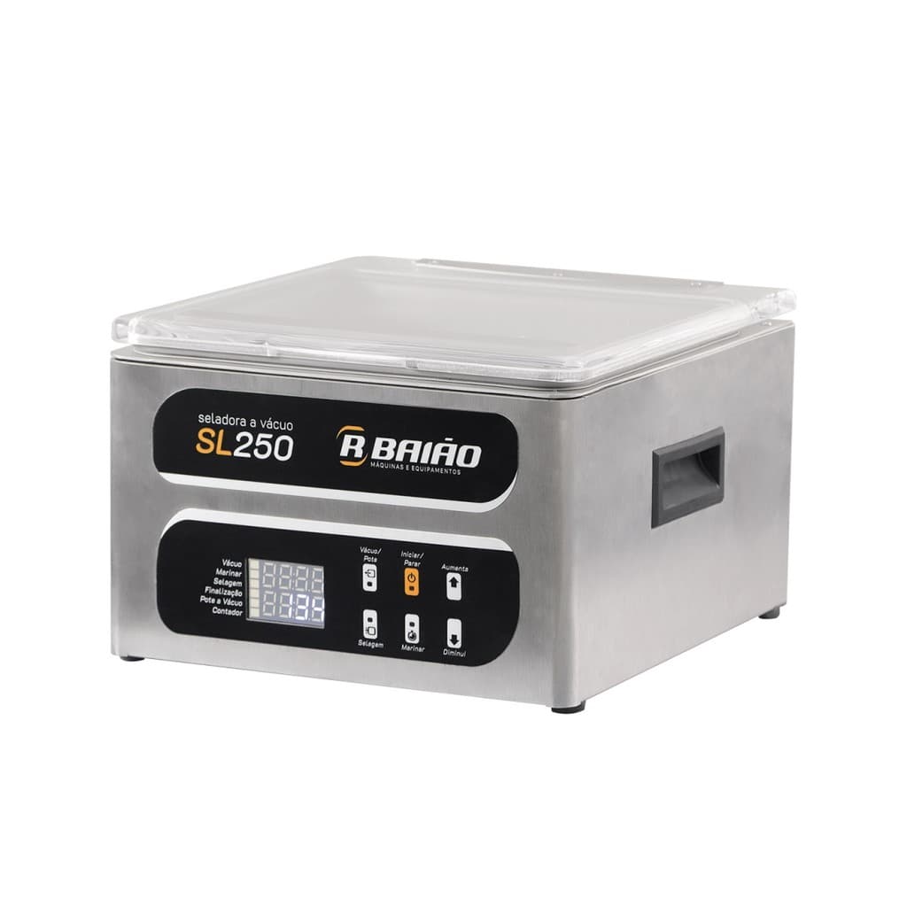 Seladora Vácuo Selar Sl250 Aço Inox 220v Profissional 28250