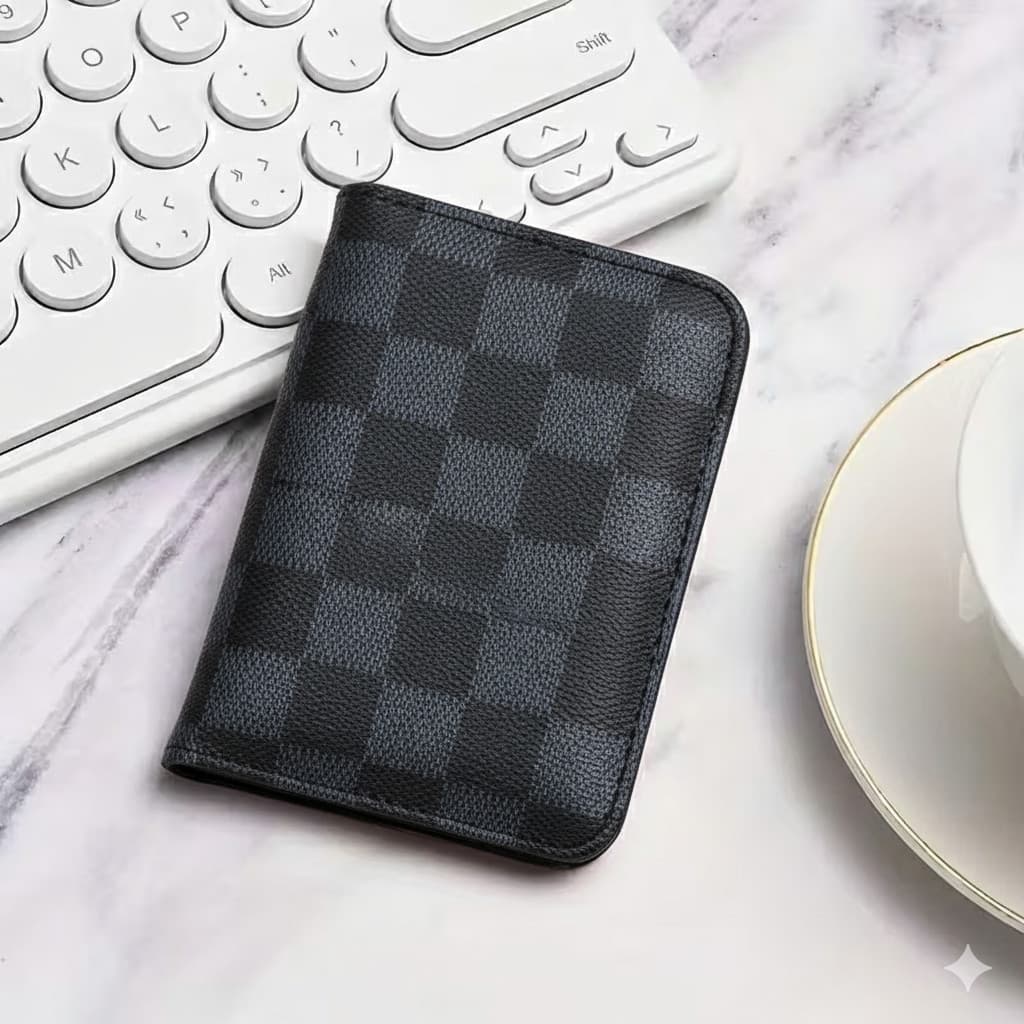 Carteira Porta Cartão Masculina Slim Fina cabe CNH Cédulas-Tendencia-2025