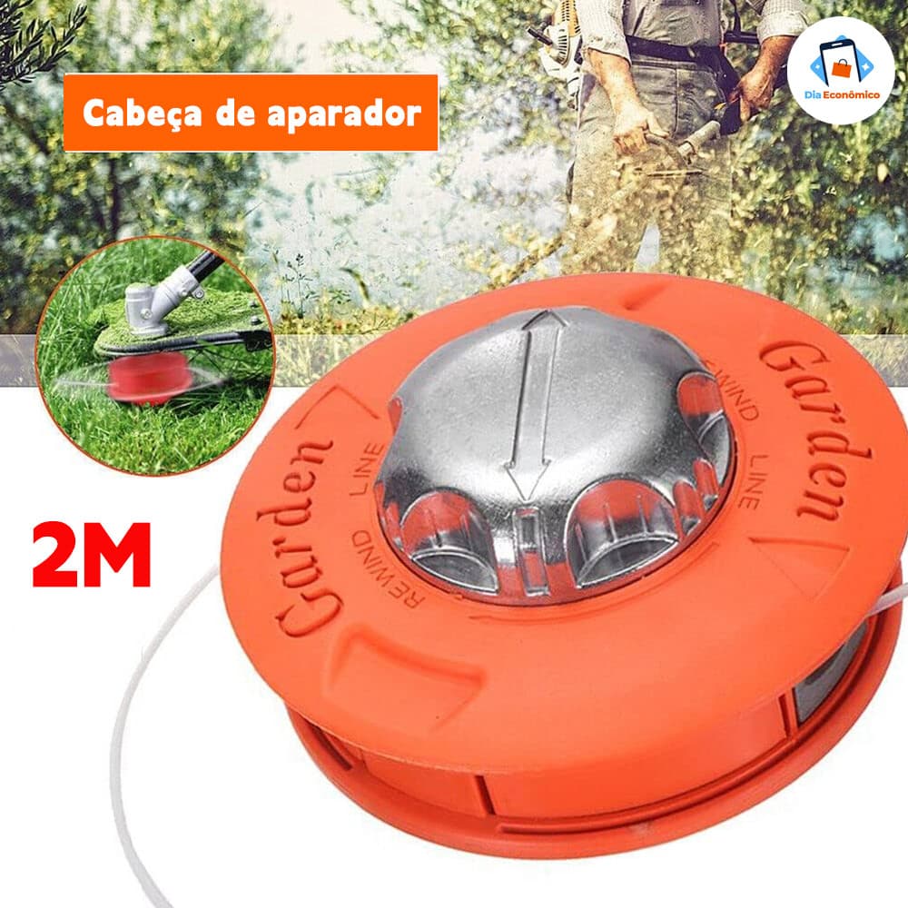 Carretel Automático Profissional Jump - Corte Afiado, Design Durável, Inclui 2m de Linha