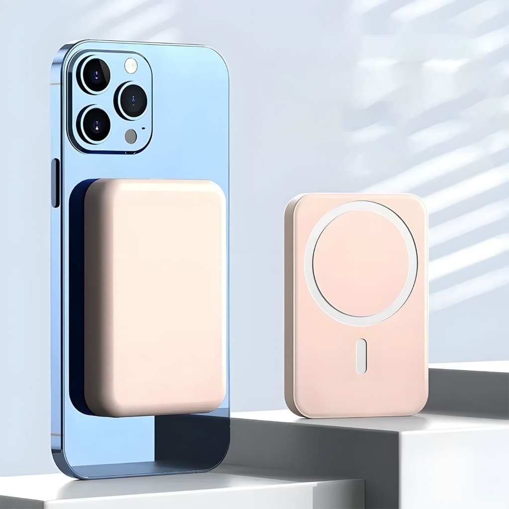 Bateria Portátil Powerbank Indução Para iPhone
