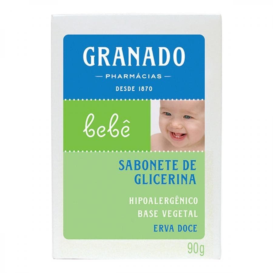 Sabonete Em Barra Granado Bebê Erva Doce 90g