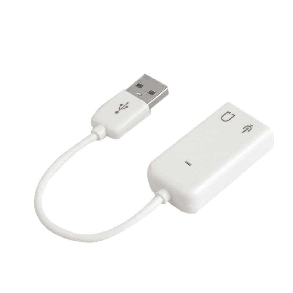 Adaptador placa de som externa usb 7.1 Fone e Microfone