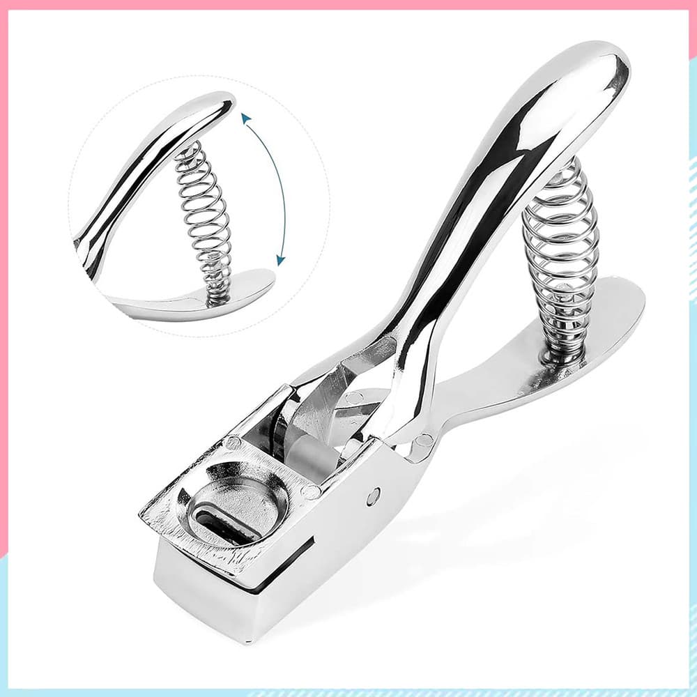 Furador de ranhura, perfurador de crachá para cartão de identificação, slot de PVC e papel, perfurador resistente