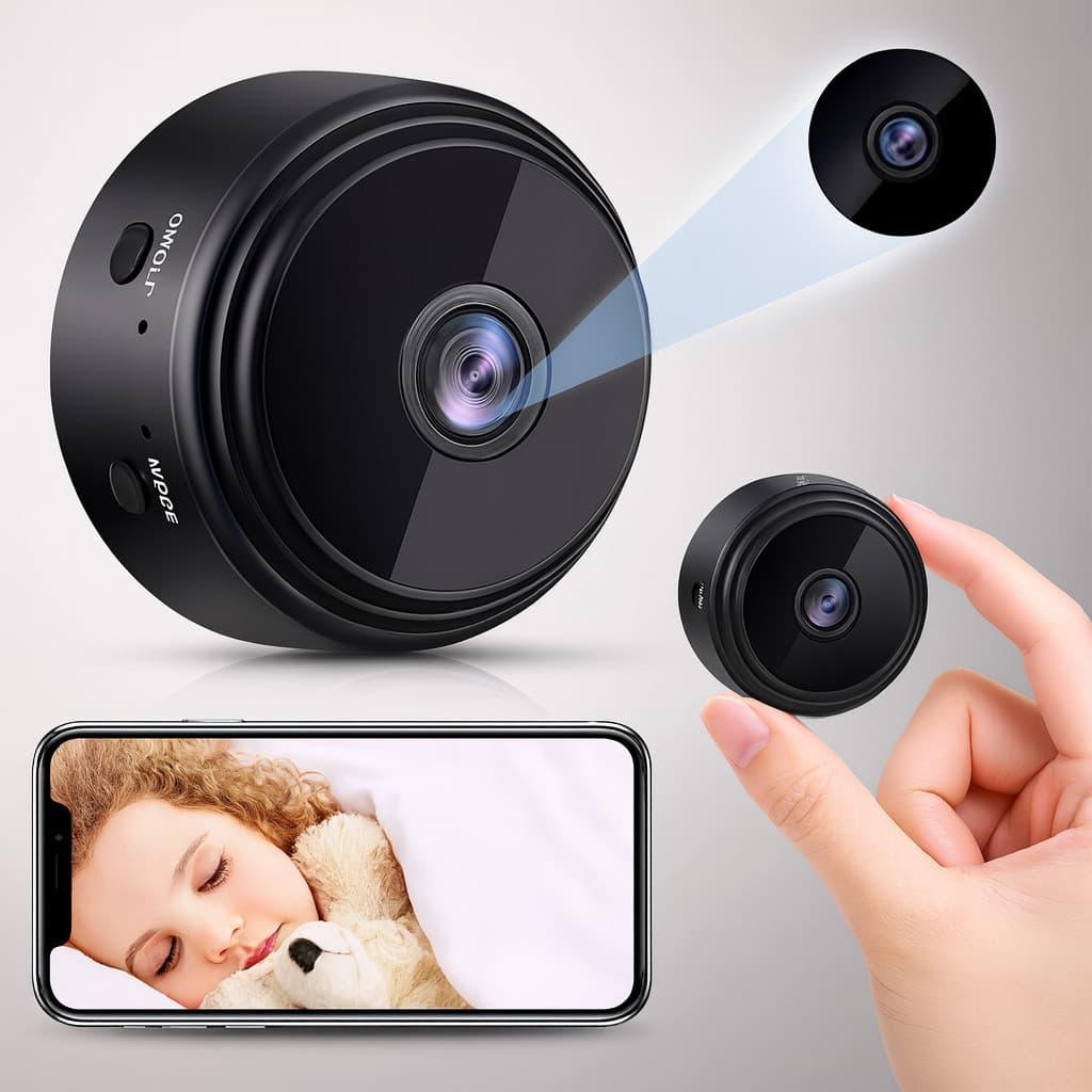 Câmera A9 HD Wi-Fi Sem Fio Definição Visão Noturna Segurança  Monitoramento Celular Casa