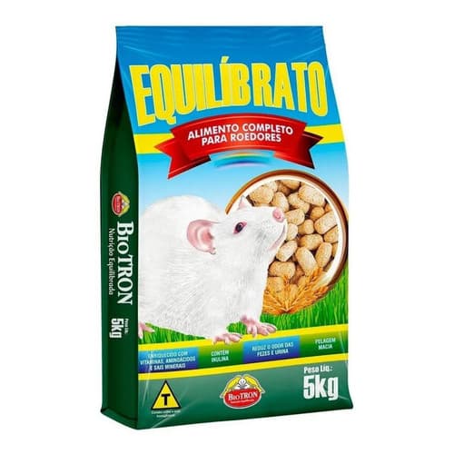 Ração Equilibrato 5 Kg - Alimento Para Roedores Biotron