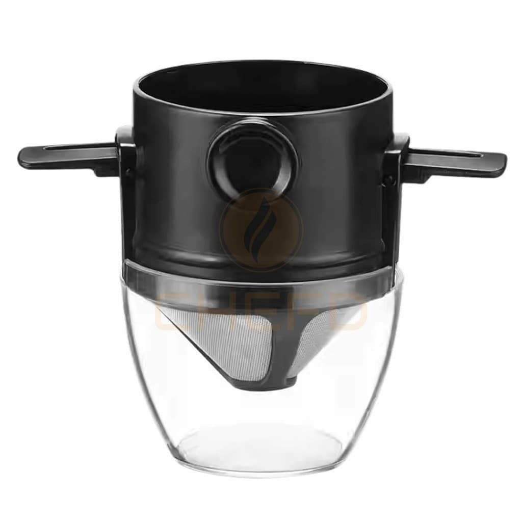 Mini Coador de Café Individual Filtro Portátil Reutilizável Aço Inoxidável