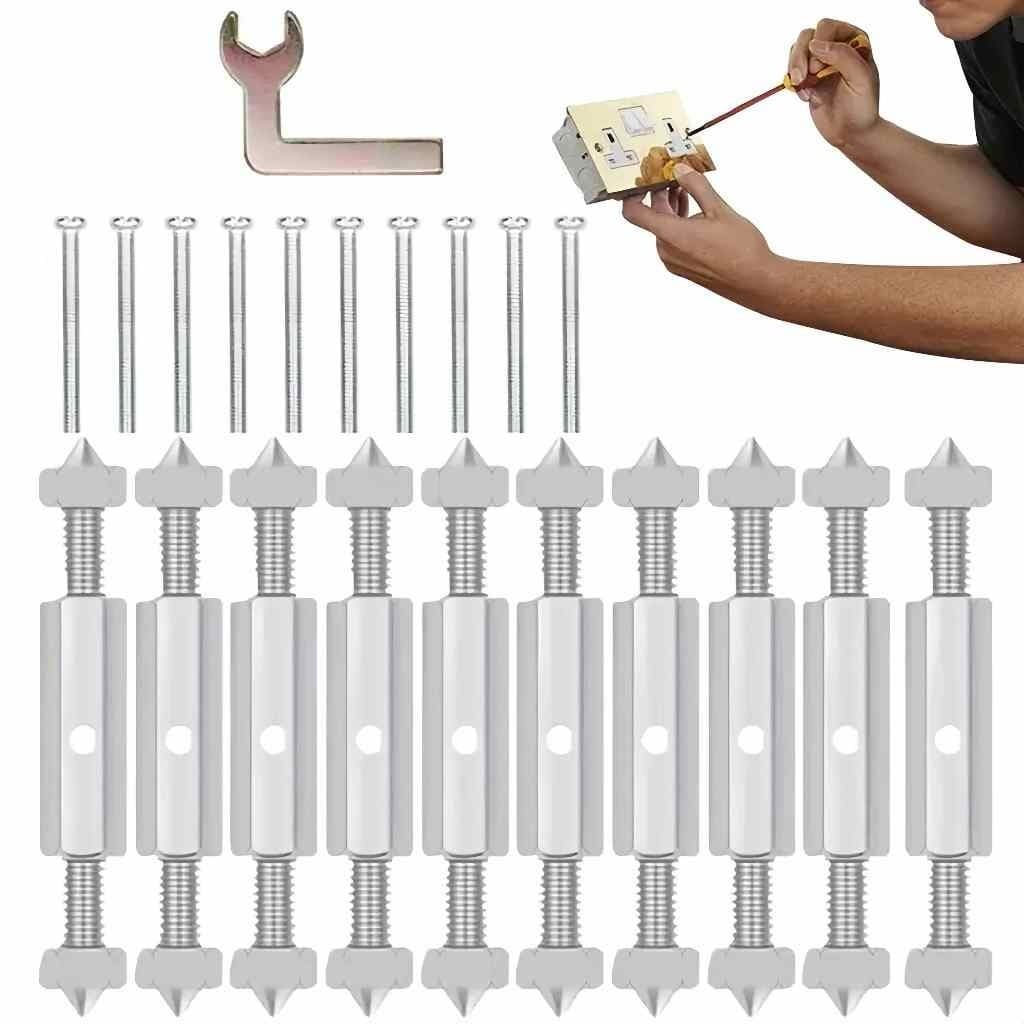 Reparo Salva Caixinha 4x2 de Luz Tomada Kit Com 10 unidades