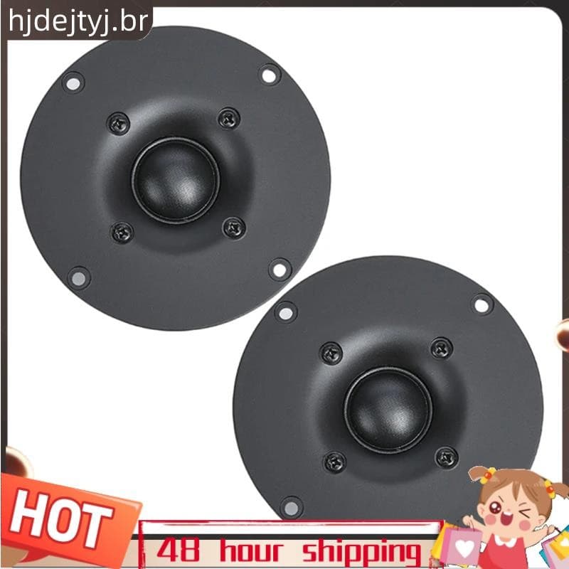 2 Pçs 4 Polegada Tweeter Alto-Falante 8 Ohm 60W Alta Fidelidade Filme De Seda Cúpula Áudio Agudos Para Família Chifre Tr
