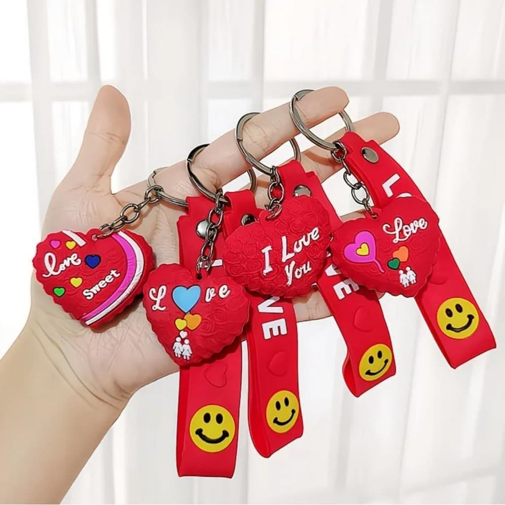 Kit com 12 Chaveiros Coração Amor Amizade Love Revenda Pronta Entrega !