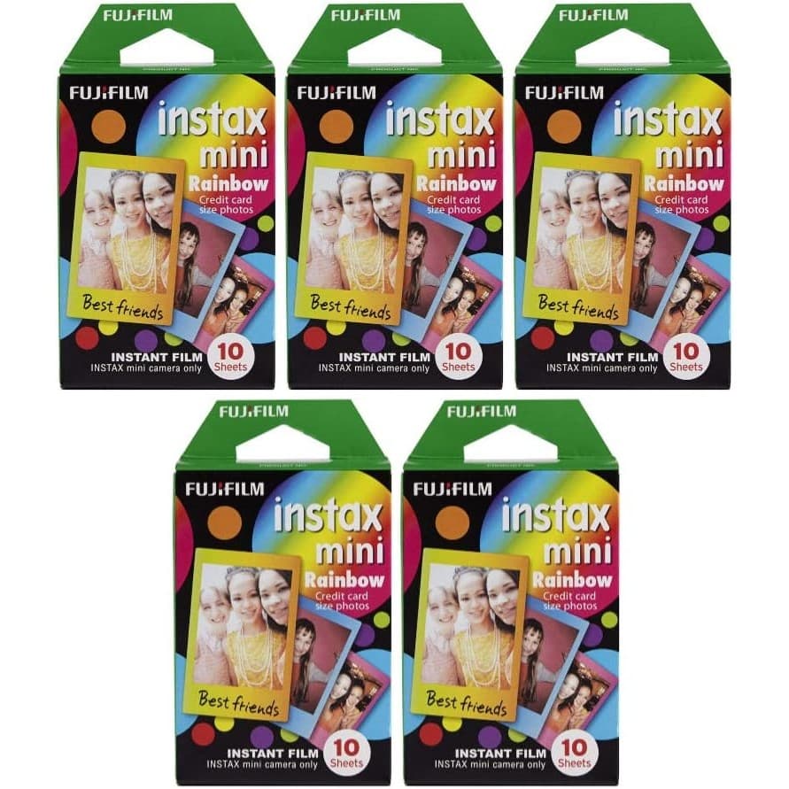 Filme Instax Mini Rainbow com 50 Fotos - Fujifilm