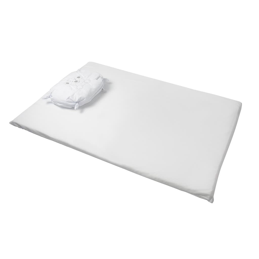 Colchonete Berço Desmontável 100x70 D18 Tecido 100% Algodão