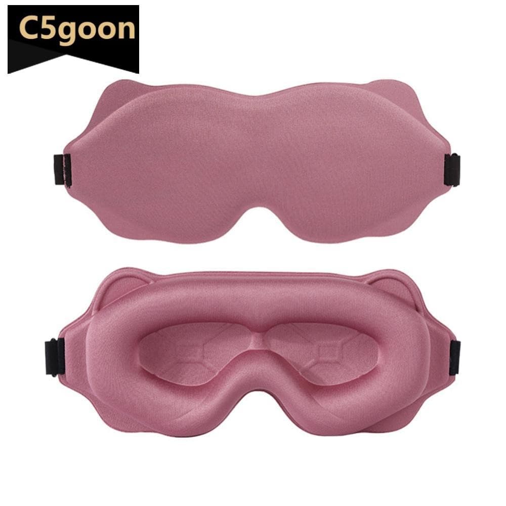 C5GOON 3D Estereoscópico Máscara De Olho Memória Algodão Sono Viagem De Negócios Nap Sombreamento Capa G4K4