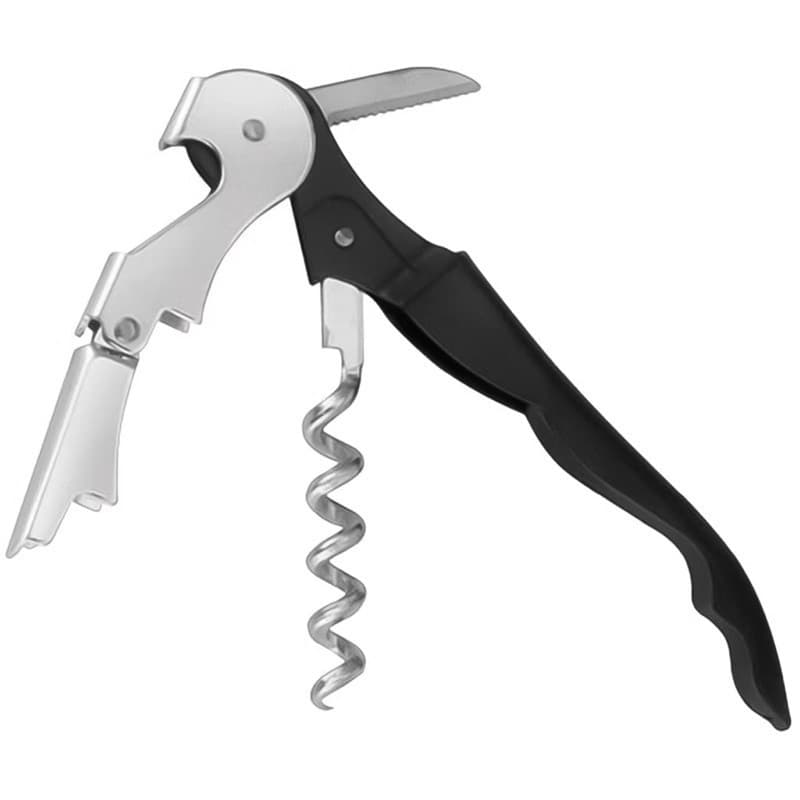 Abridor de Vinho Profissional Saca Rolhas 16,5cm Metal Resistente Abridor de Garrafa Cerveja