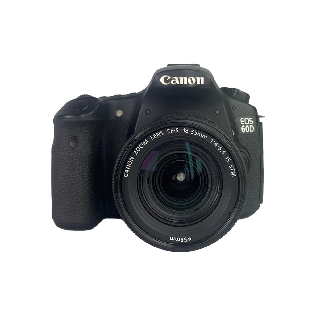Câmera Canon Eos 60D Seminova + Lente Canon EF-S 18-55mm Stm