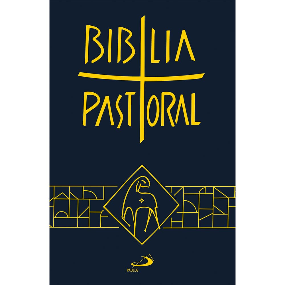 Bíblia Pastoral Bolso Capa Cristal Completa Antigo e Novo Testamento Editora Paulus Católica