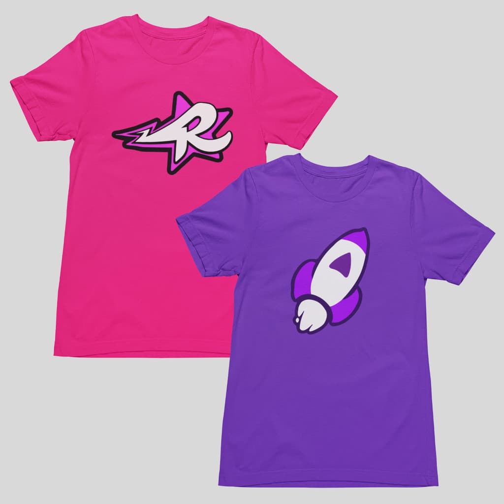 Kit Com 2 Camisetas Infantil Emilly Vick Katlen Os Rosa Camisa Lançamento Novo Elemento Algodão