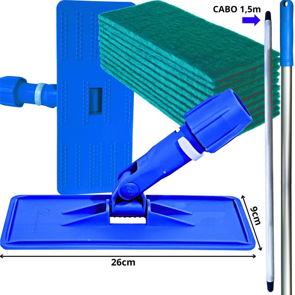 Kit Suporte LT Articulado Com Cabo 1,50 Alumínio + 5 Fibras Uso Geral