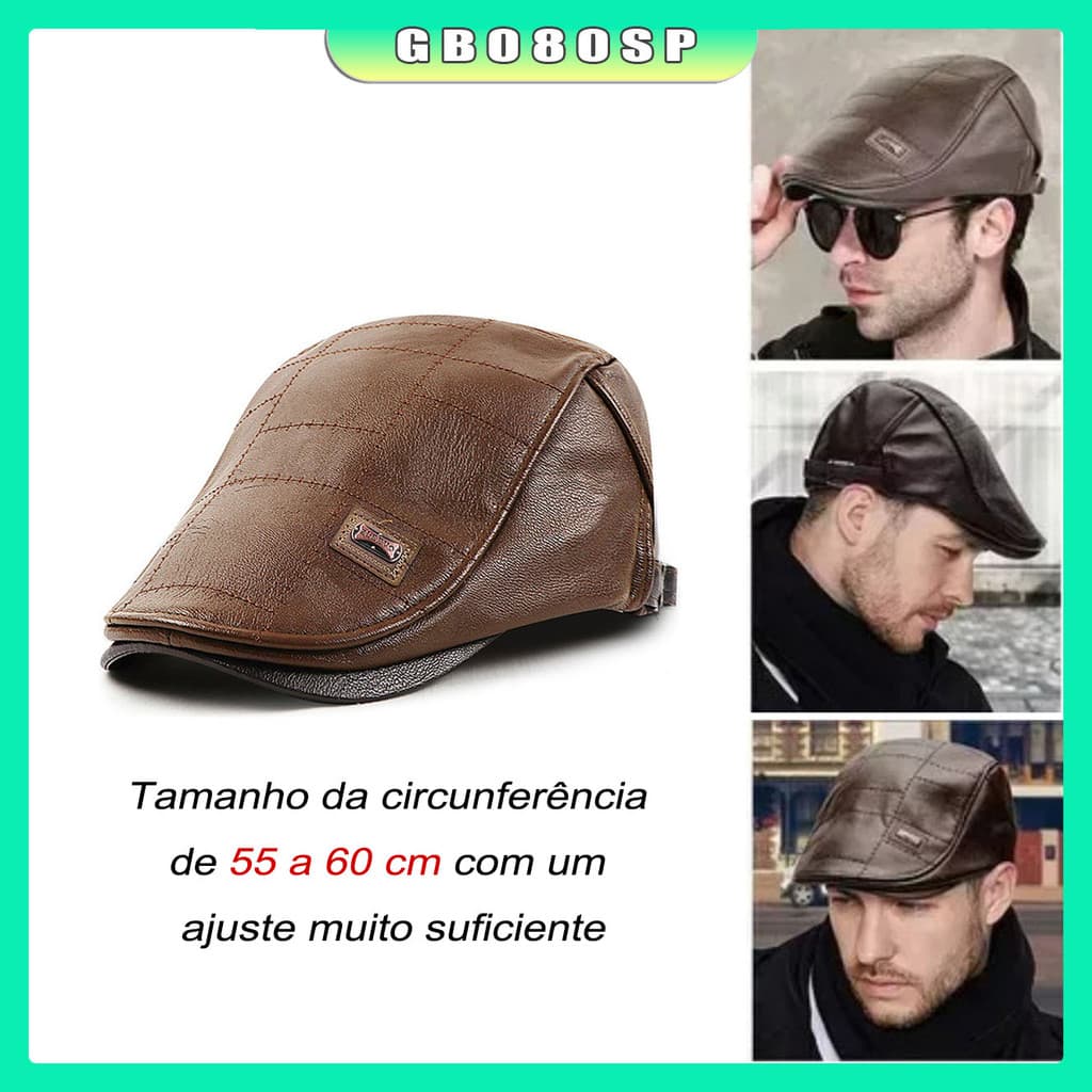 Boina Promocional De Couro Estilo Italiano