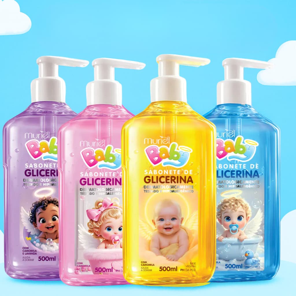 Sabonete de Glicerina Muriel Baby 500ml